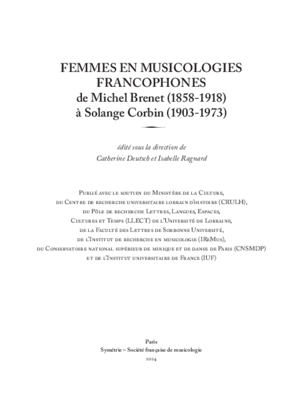 page de titre