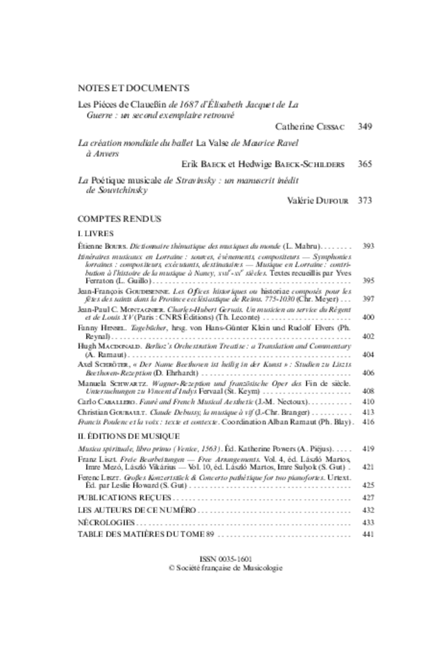 Revue de musicologie, t. 89/2 (2003), extrait 2