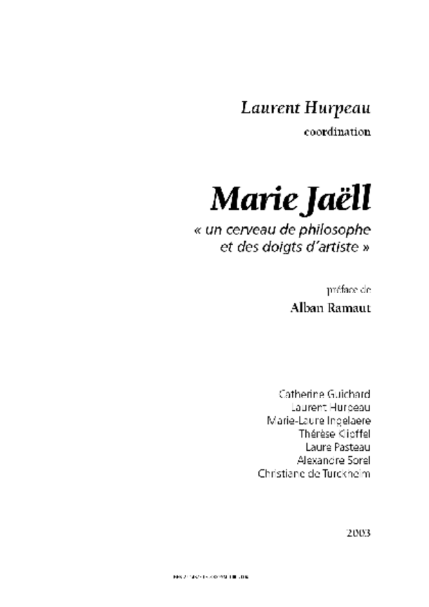Marie Jaëll, extrait 1