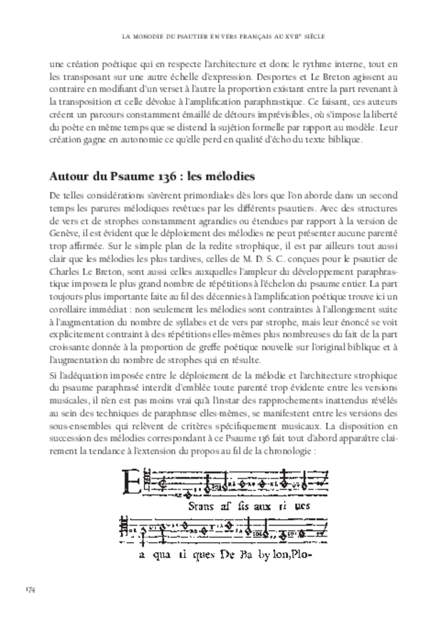 La Monodie du psautier en vers français au xviie siècle, extrait 7