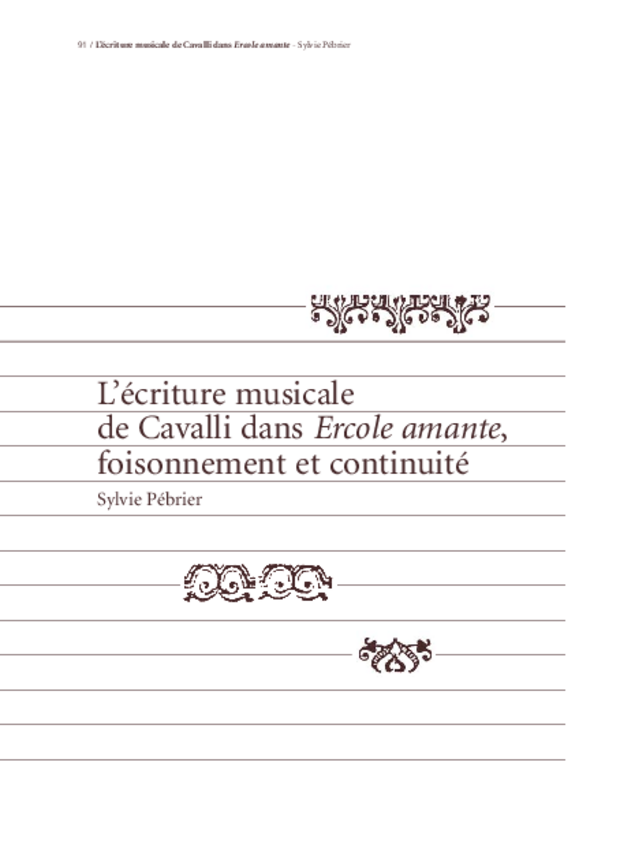 « Ercole Amante » – « Hercule Amoureux » de Cavalli, ballets de Lully, extrait 3