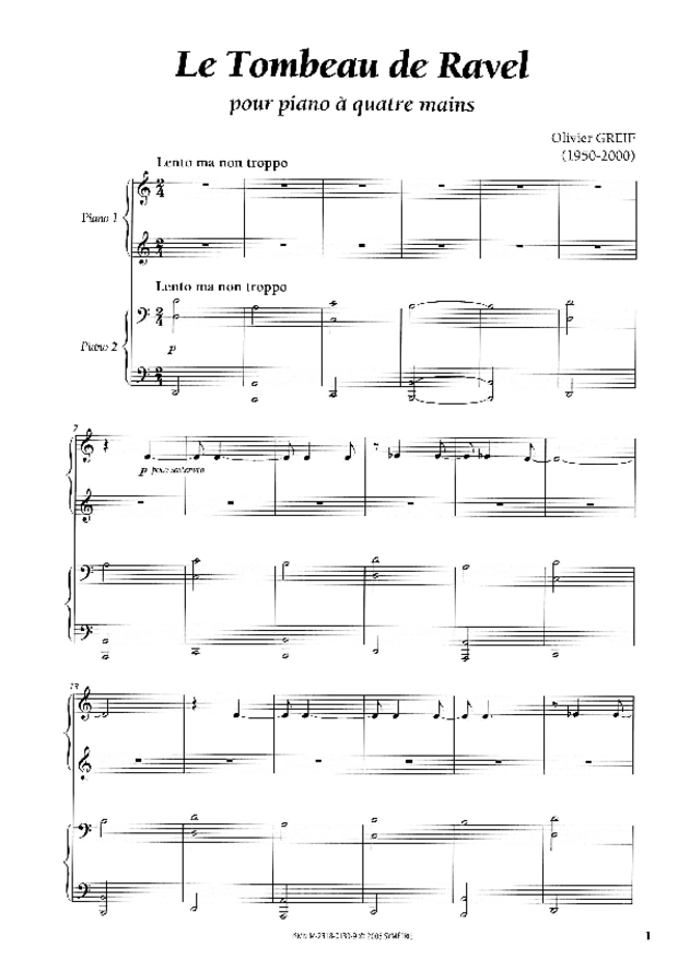 Le Tombeau de Ravel, extrait 1