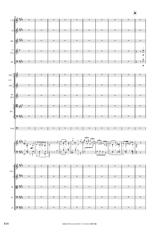 Concerto pour piano, extrait 10