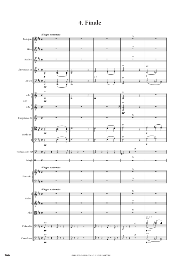 Concerto pour piano, extrait 11
