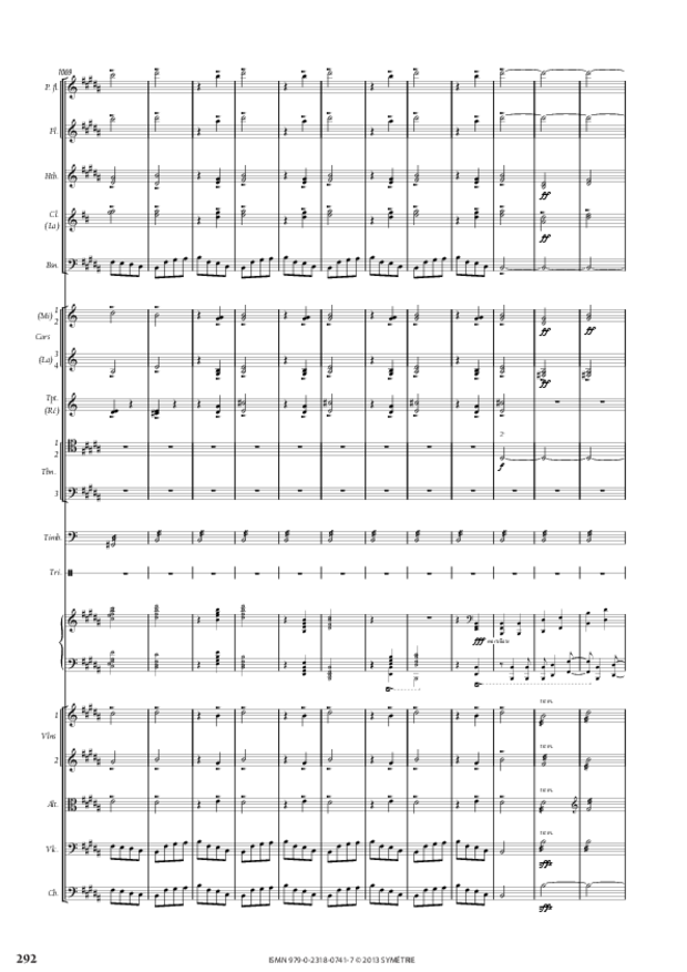 Concerto pour piano, extrait 17