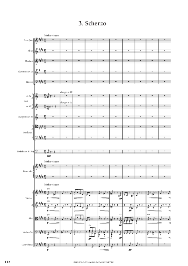 Concerto pour piano, extrait 8