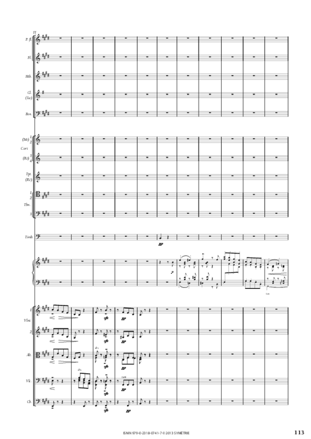Concerto pour piano, extrait 9