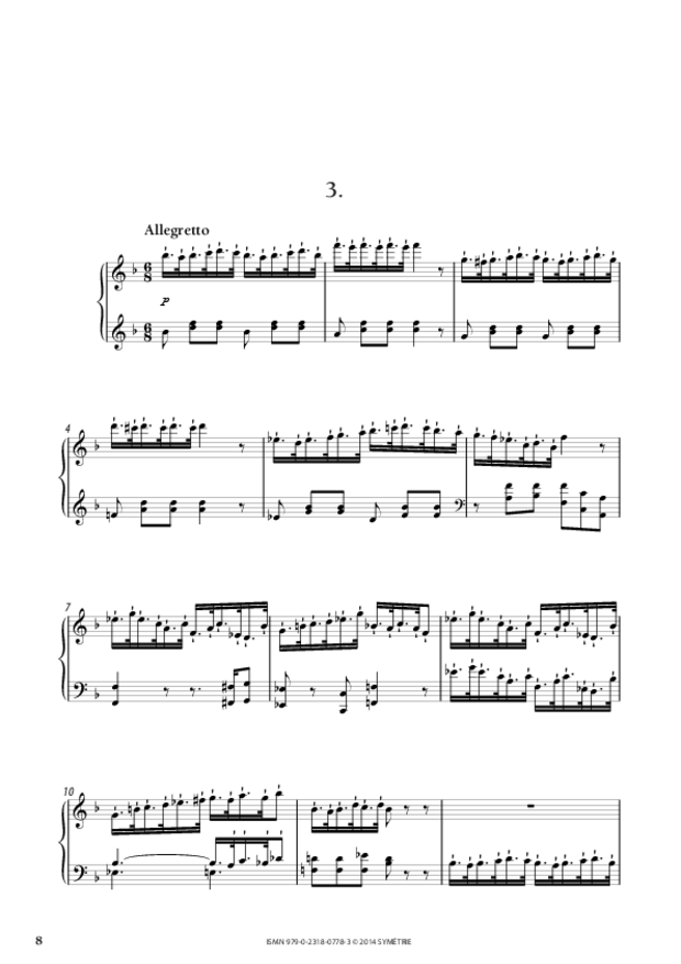 Sonate en fa majeur, extrait 3