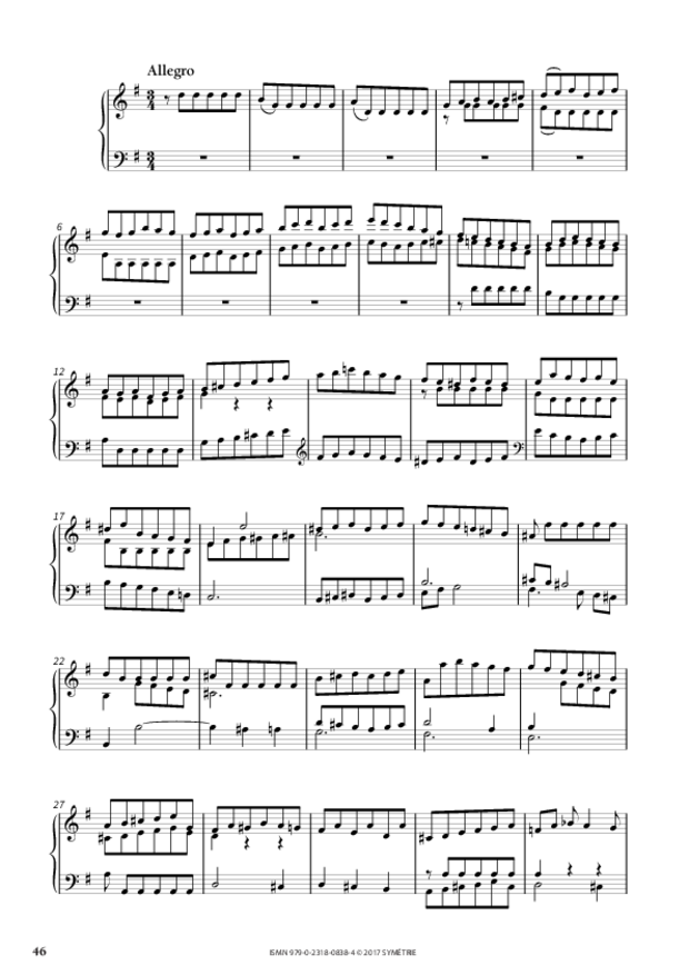 34 Études dans le genre fugué op. 97, extrait 5