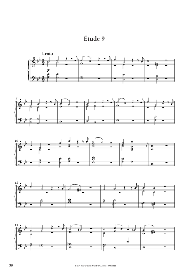 34 Études dans le genre fugué op. 97, extrait 6