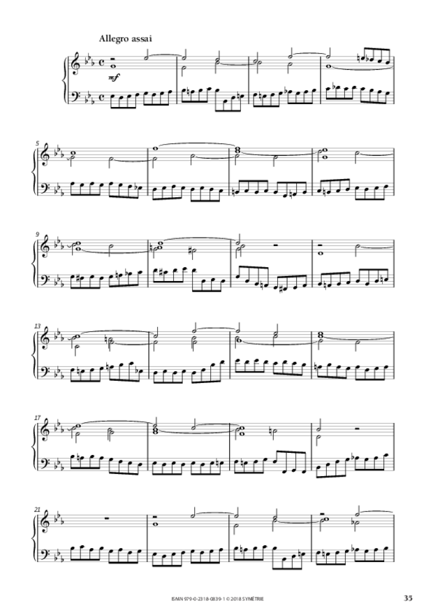 34 Études dans le genre fugué op. 97, extrait 10