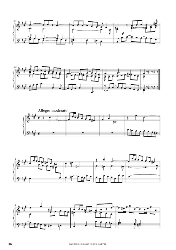 34 Études dans le genre fugué op. 97, extrait 7