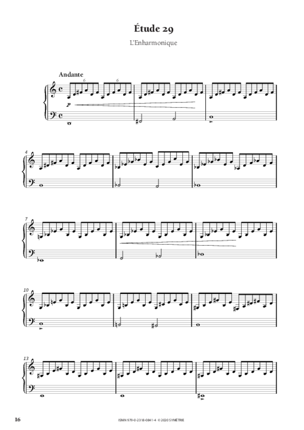 34 Études dans le genre fugué op. 97, extrait 4