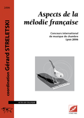 couverture de Aspects de la mélodie française