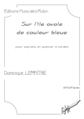 couverture de Sur l’île ovale de couleur bleue