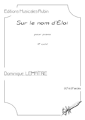 couverture de Sur le nom d’Éloi