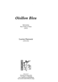 couverture de Oisillon bleu