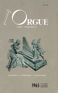 couverture de Le grand orgue de la cathédrale de Toul (I) — L’orgue à la cour moscovite au cours de la deuxième moitié du XVIIe siècle (I) — L’orgue en Europe centrale et orientale (IV)