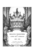 couverture de 1929-1933. La vie de l’orgue en France