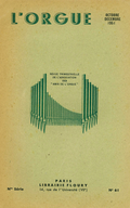 couverture de Le Congrès d’orgue de la Haute-Souabe – Le grand orgue de Saint-Médard, à Paris – Autour des orgues du Conservatoire national et de la chapelle des Tuileries