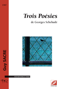 (couverture de Trois Poésies de Georges Schehadé)