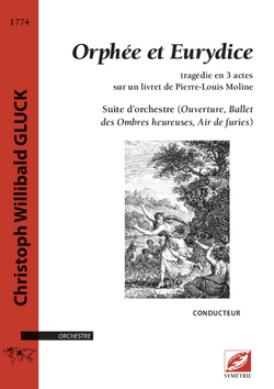 (couverture de Orphée et Eurydice – Suite d’orchestre (Ouverture, Ballet  des Ombres heureuses, Air de furies))