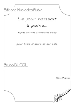 (couverture de Le jour naissait à peine…)