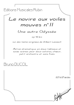 (couverture de Le navire aux voiles mauves n°II  – Une autre Odyssée op. 40 bis)