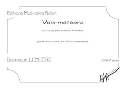 (couverture de Voix-météore)