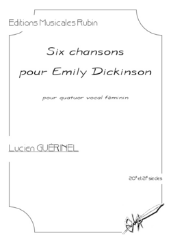 (couverture de Six chansons pour Emily Dickinson)