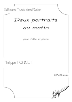 (couverture de Deux portraits au matin)