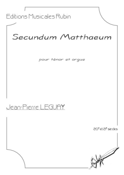 (couverture de Secundum Matthaeum)