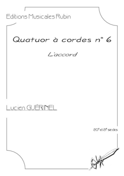 (couverture de Quatuor à cordes n° 6 « L’accord »)