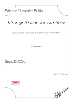 (couverture de Une griffure de lumière)