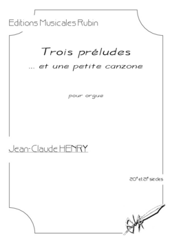 (couverture de Trois préludes et une petite canzone)