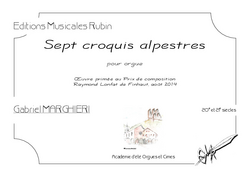 (couverture de Sept croquis alpestres)