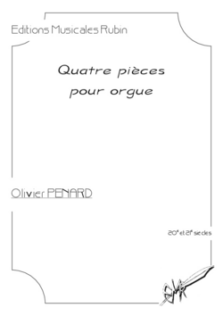 (couverture de Quatre pièces pour orgue)