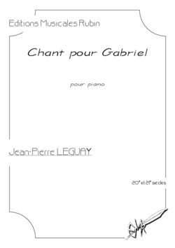 (couverture de Chant pour Gabriel)