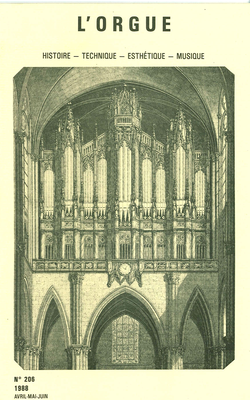 (couverture de Le grand orgue du Sacré-Cœur de Montmartre — Adolphe Hesse à Paris en 1844 — Entretien avec Jeanne Joulain — Hans Klotz, organiste et musicologue allemand)