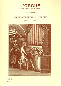 (couverture de Michel Corrette et l’orgue (1707-1795), par Yves Jaffrès)