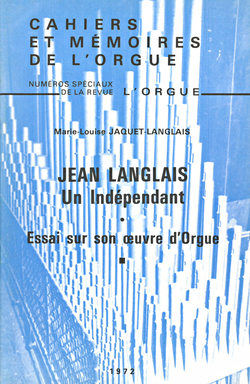 (couverture de Jean Langlais, un indépendant)